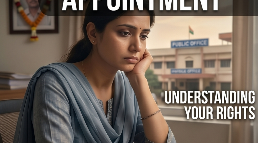 Compassionate appointment in India — widow seeking legal rights under Dying-in-Harness Rules 1974